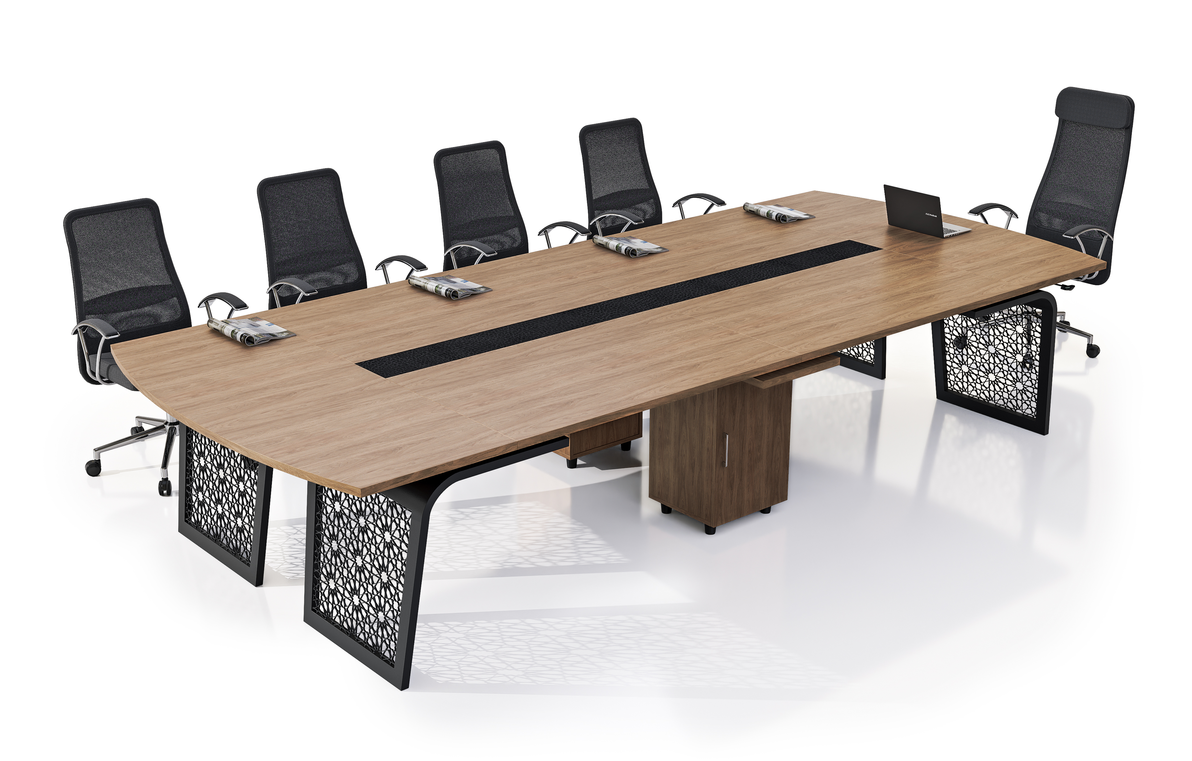 Konfull Meeting Tables Terra Toplantı / Egzotik Meşe-